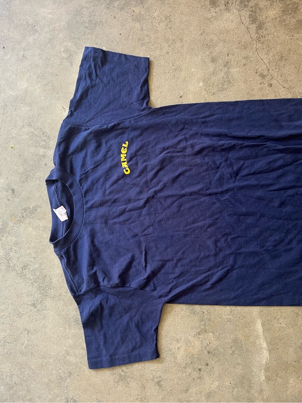 Camel Navy Blue Shirt